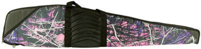 Bulldog 48 in. Rifle Pinnacle Nylon Gun Case, Muddy Girl Camo/Black