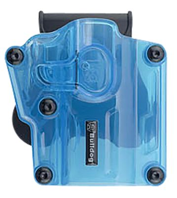 Bulldog Max Multi Fit OWB Holster, Transparent Blue, Polymer