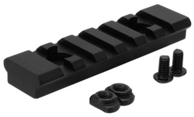 TacFire Picatinny Section Rail, 3 in., Black Anodized