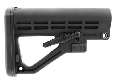 TacFire Stock with Pad, Mil-Spec, Black