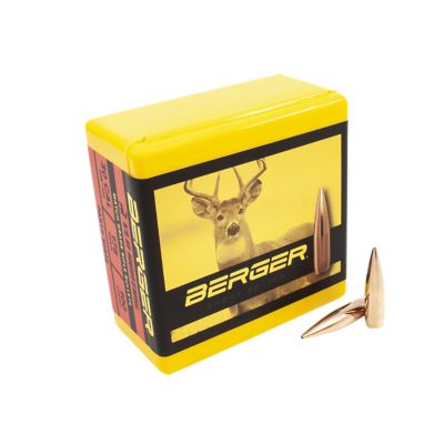 Berger Bullets VLD Hunting Long-Range .30 Caliber 175-Grain Secant Very Low Drag Reloading Rifle Bullets, 100 Rounds