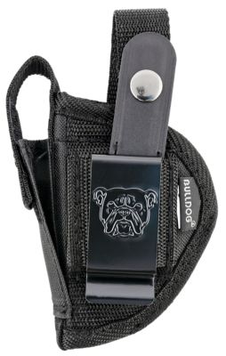 Bulldog Extreme OWB Holster for Taurus Public Defender, Ambidextrous, Black, Nylon