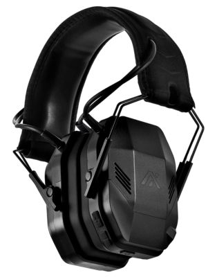 AXIL MX Over-the-Head Passive Earmuffs, 32 dB Noise Reduction Rating, Black, 1 Pair