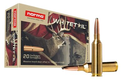 Norma Ammunition Dedicated Hunting Whitetail 6.5 PRC 140-Grain Pointed Soft Point Rifle Ammunition, 20 Rounds