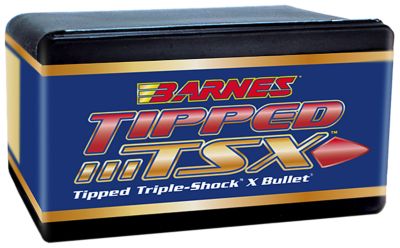 Barnes Bullets Tipped TSX .270 Win 130-Grain TTSX Boat Tail Reloading Rifle Bullets, 50 Rounds