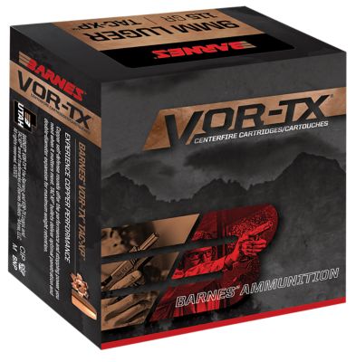 Barnes Bullets 9mm Luger 115-Grain XPB Handgun Ammunition, 20 Rounds