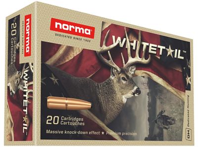 Norma Ammunition Dedicated Hunting Whitetail .308 Win 150-Grain Pointed Soft Point Rifle Ammunition, 20 Rounds