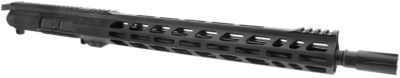 TacFire Rifle Upper Assembly for AR-Platform, 45 ACP, 16 in. Black Nitride Barrel, Black Anodized, 7075-T6 Aluminum Receiver