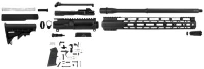 TacFire AR Build Kit for AR-15, 9mm Luger, 1/2 in. x 36 Thread, Black Nitride, Steel