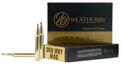 Weatherby Select Plus .300 Weatherby Mag 180-Grain Swift Scirocco Rifle Ammunition, 20 Rounds