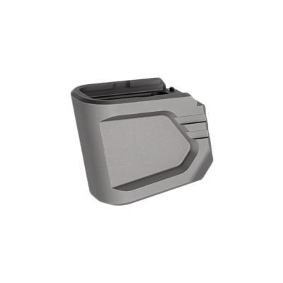 Tyrant CNC Magazine Extension for Glock 43x/48, Gray, Aerospace Grade Aluminum
