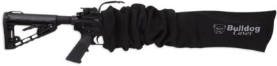 Bulldog 45 in. Tactical Rifle Moisture-Resistant Gun Sock, Black