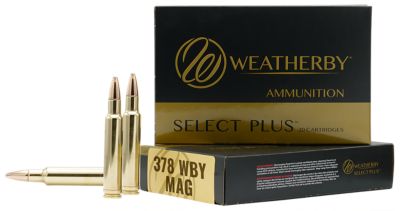 Weatherby Select Plus .378 Weatherby Mag 270-Grain Barnes TSX Lead Free Rifle Ammunition, 20 Rounds