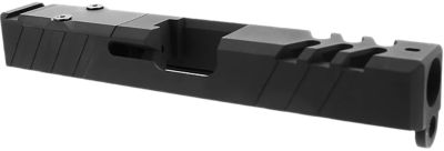 TacFire Replacement Slide with Optics Cut & Slide Ports for Glock 23 Gen3, 40 S&W, Graphite Black, Cerakote, Stainless Steel