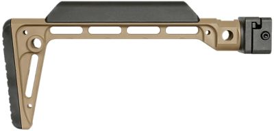 Midwest Industries Minimalistic Side Folding Stock, Flat Dark Earth, 6061 Aluminum