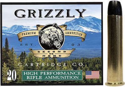 Grizzly Ammo .45-70 Government 405-Grain Round Nose Flat Point Rifle Ammunition, 20 Rounds