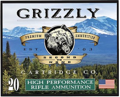 Grizzly Ammo .357 Magnum 148-Grain Full Metal Jacket Flat Point Handgun Ammunition, 20 Rounds