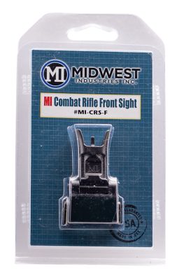 Midwest Industries Combat Rifle Flip Front for AR-15/M16/M4, Sight Black