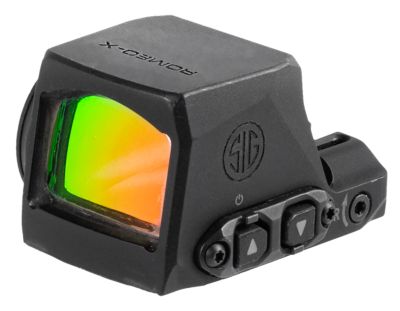 Sig Sauer Electro-Optics Romeo-X Compact Green Dot Sight, 1x 24mm, 6 MOA Dot, Black, RX Footprint Mount