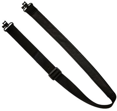 GrovTec Mountaineer Nylon Adjustable Rifle/Shotgun Sling, 30 to 42 in., Black
