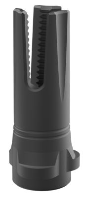 Breek Arms Scorch 3-Prong Flash Hider for Breek-LOK 3QD, Black Nitride, Steel, 5/8 in. x 24 Threads, 9mmLuger