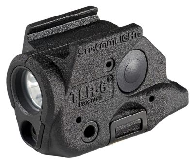Streamlight TLR-6 Gun Light for Springfield Armory Hellcat, Black, 100-Lumen, White LED/Red Laser