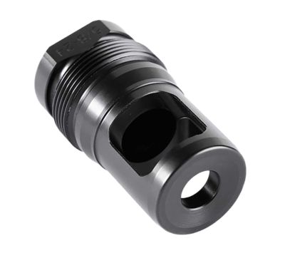 Dead Air XEMAX Muzzle Brake, 338 Lapua Mag, 3/4 in. x 20 Thread, 2.06 in. OAL, 1.125 in. Diameter, Black