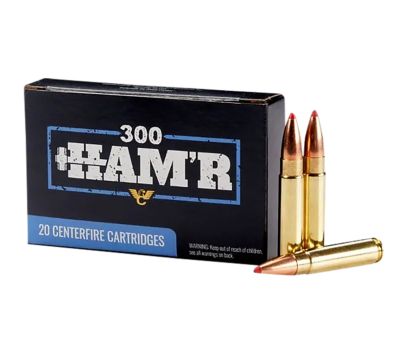 Wilson Combat .300 HAM'R 135-Grain Hornady FTX Rifle Ammunition, 20 Rounds