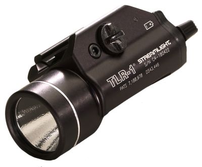 Streamlight TLR-1 Gun Light, Black Anodized, 300-Lumen, White C4 LED