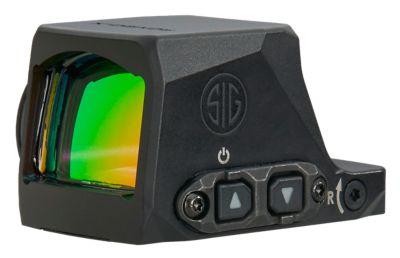 Sig Sauer Electro-Optics Romeo-X Enclosed Compact Green Dot Sight, 1x 24mm, 3 MOA Dot, Black, RX Footprint Mount