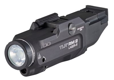 Streamlight TLR-2 RM Gun Light with Laser, Black, Aluminum, 1,000-Lumen, White LED/Red Laser, 297 Meter, Picatinny Rail Mount