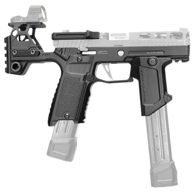 Strike Industries Alpha MKII Modular Stock for Sig Sauer P320, Ambidextrous, Black, Aluminum