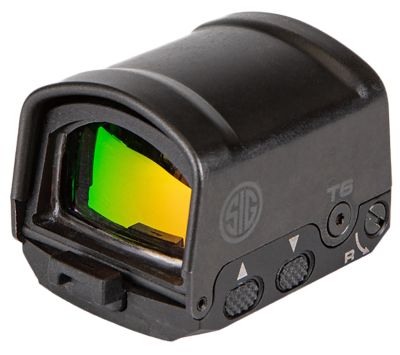 Sig Sauer Electro-Optics Romeo2 Large Shroud Red Dot Sight, 1x 30mm, 6 MOA Dot, Black, Fits Sig Sauer Pistols (PRO RX Footprint)