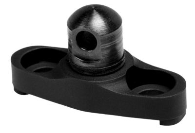 GrovTec Flanged Stud Mount, M-LOK, Black Anodized, 6061 Aluminum