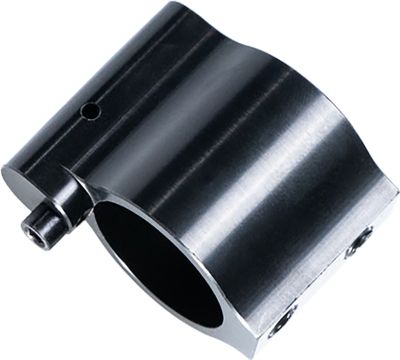 CMMG Zeroed Adjustable Gas Block, .750 in., Black, Nitride, 4140 Steel
