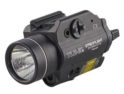 Streamlight TLR-2S Gun Light, Black Anodized, 300-Lumen, White LED/Red Laser