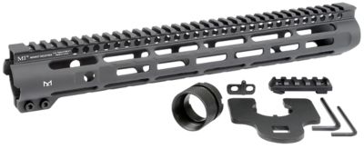 Midwest Industries Slimline Handguard for AR-15, 14 in., 6061 Aluminum, Black Hard Coat Anodized
