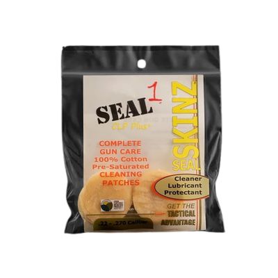 Seal 1 .270/.30 Caliber Seal SKINZ Cotton Cleaning Patches/Cloths, 1.75 in.