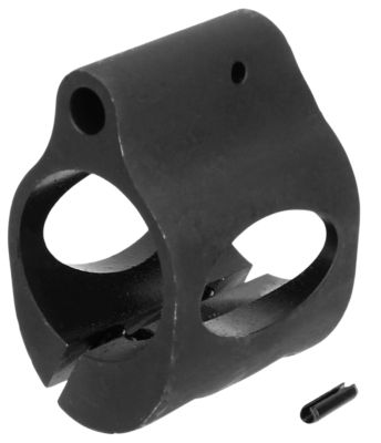 TacFire Clamp On Low-Profile Gas Block, .750 in., Black Parkerized, Steel