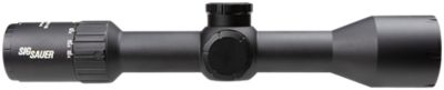 Sig Sauer Electro-Optics 3-18x 44mm Whiskey6 Rifle Scope, 30mm Tube, Quadplex Reticle, Black