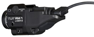 Streamlight TLR-1 RM Gun Light with Laser, Black Anodized, Aluminum, 500-Lumen, White LED/Green Laser, 210 Meter Beam, Picatinny
