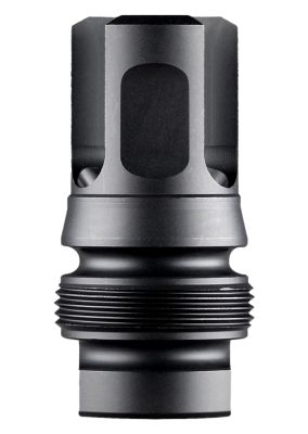 Dead Air Xeno 3-Prong Flash Hider, 9mm, 1/2 in. x 28 Thread, 1.96 in. OAL, Black, Nitride, 4140 HT Alloy