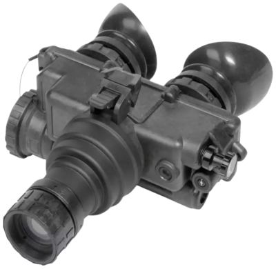 AGM Global Vision PVS-7 3AW1 Night Vision Goggles, Black, 1x27mm, Generation 3 White Phosphor Level 1, 64-72 Ip/mm Resolution