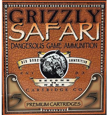 Grizzly Ammo .375 H&H Magnum 270-Grain Triple Shock X Rifle Ammunition, 5 Rounds