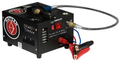 Hatsan USA TactAir Spark PCP Compressor, 4,500 PSI/310 BAR Max, Black