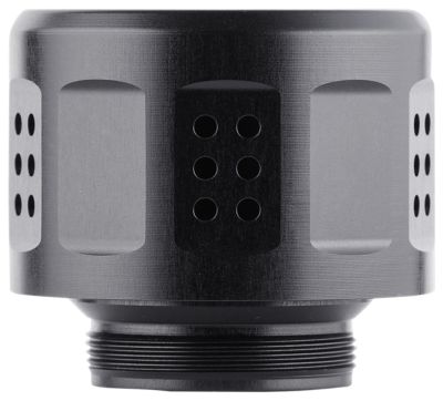 Dead Air E-Brake Armament Brake for Nomad-30 Suppressors, Black, 17-4 Stainless Steel