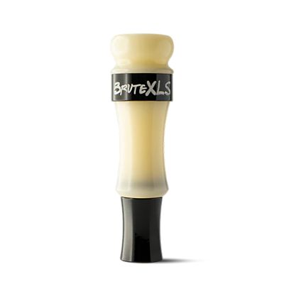 Rolling Thunder Brute XLS Cutdown Acrylic Duck Call, Ivory/Black