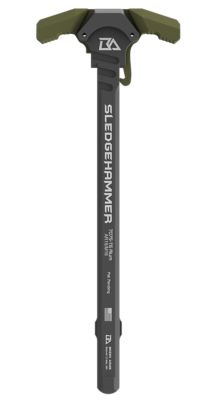 Breek Arms Sledgehammer Charging Handle for Mil Spec AR-15/M16 Rifles, OD Green, Type 3 Hard Anodize, 7075-T6 Aluminum