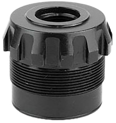 Dead Air Ghost-M & Pyro Fixed Mount, M13.5x1 LH Thread, Inconel, Black