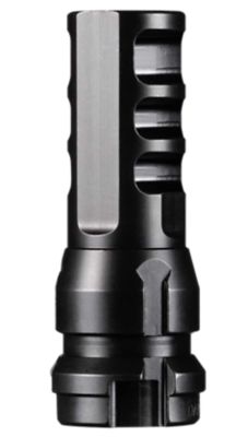 Dead Air KeyMo Muzzle Brake, 338 Cal, M18X1.5 Thread, Black Nitride, 4140 HT Alloy